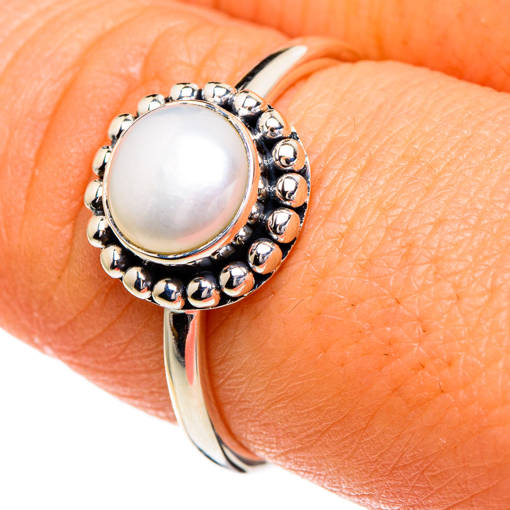 Cultured Pearl Rings handcrafted by Anasilvercos - RING85900
