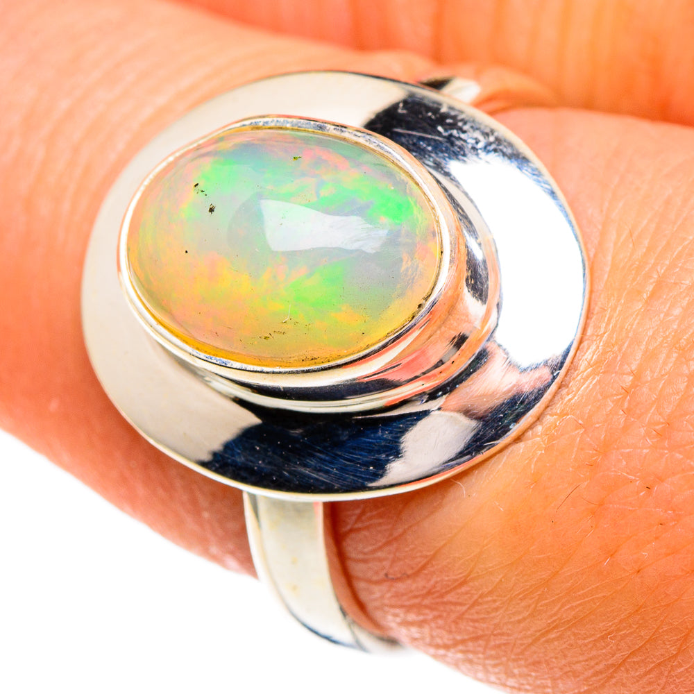 Ethiopian Opal Rings handcrafted by Anasilvercos - RING85902