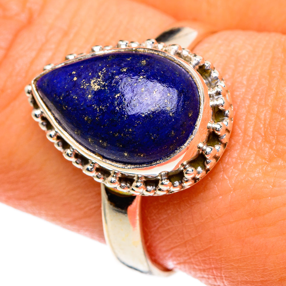 Lapis Lazuli Rings handcrafted by Anasilvercos - RING85912