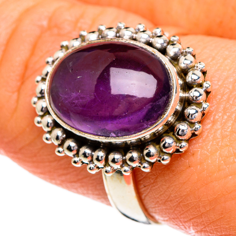 Amethyst Rings handcrafted by Anasilvercos - RING85941