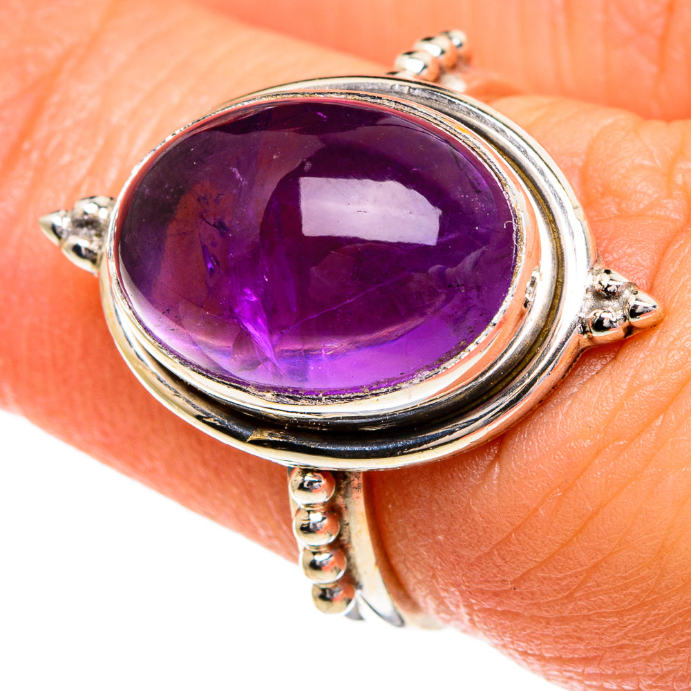 Amethyst Rings handcrafted by Anasilvercos - RING85944