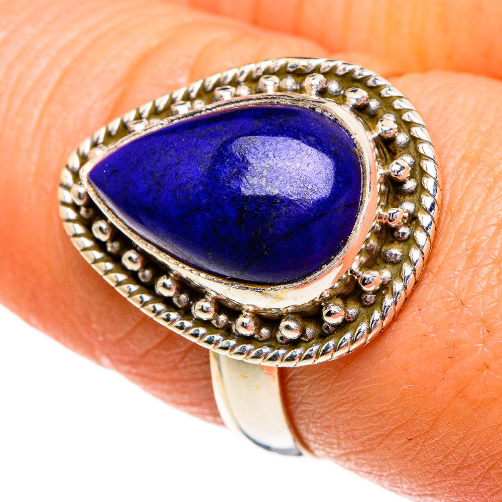 Lapis Lazuli Rings handcrafted by Anasilvercos - RING85956