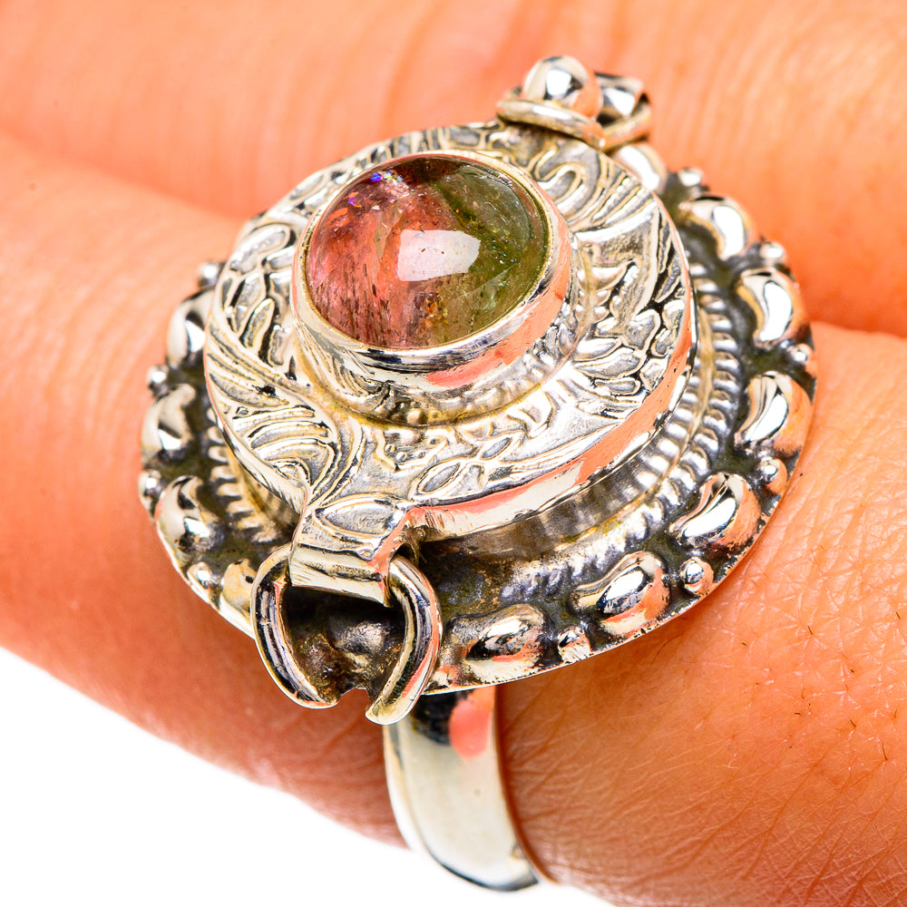 Watermelon Tourmaline Rings handcrafted by Anasilvercos - RING85975