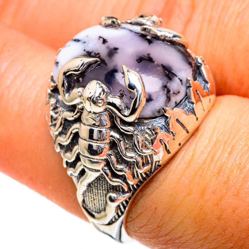 Dendritic Opal Rings handcrafted by Anasilvercos - RING85981