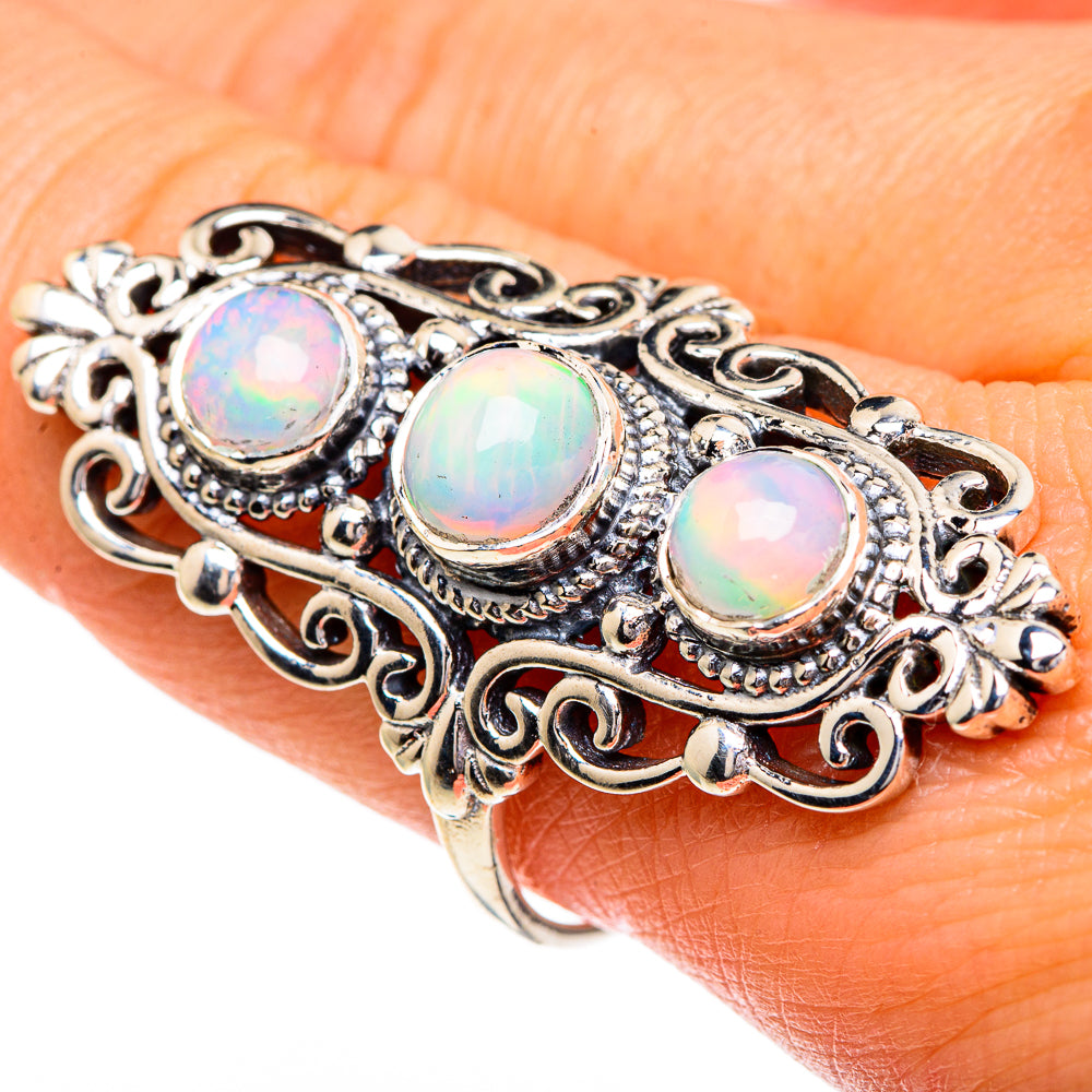 Ethiopian Opal Rings handcrafted by Anasilvercos - RING85986