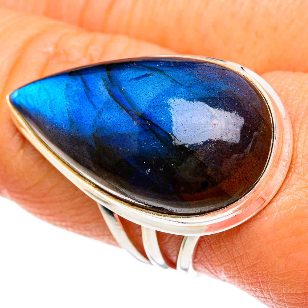Labradorite Rings handcrafted by Anasilvercos - RING85992
