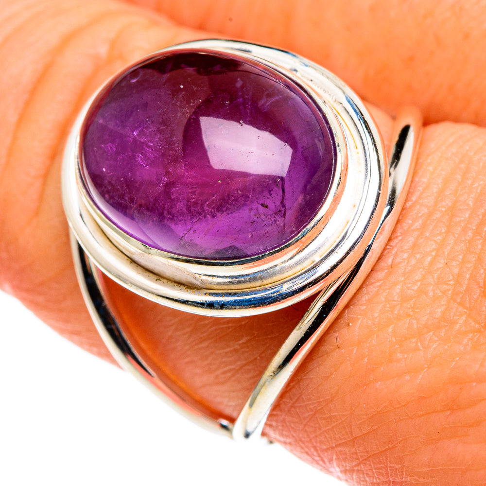 Amethyst Rings handcrafted by Anasilvercos - RING86113