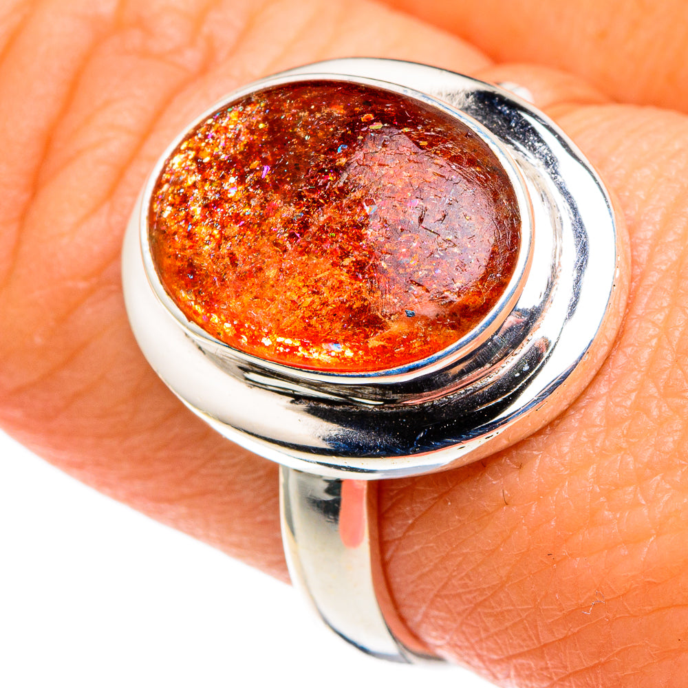 Sunstone Rings handcrafted by Anasilvercos - RING86148