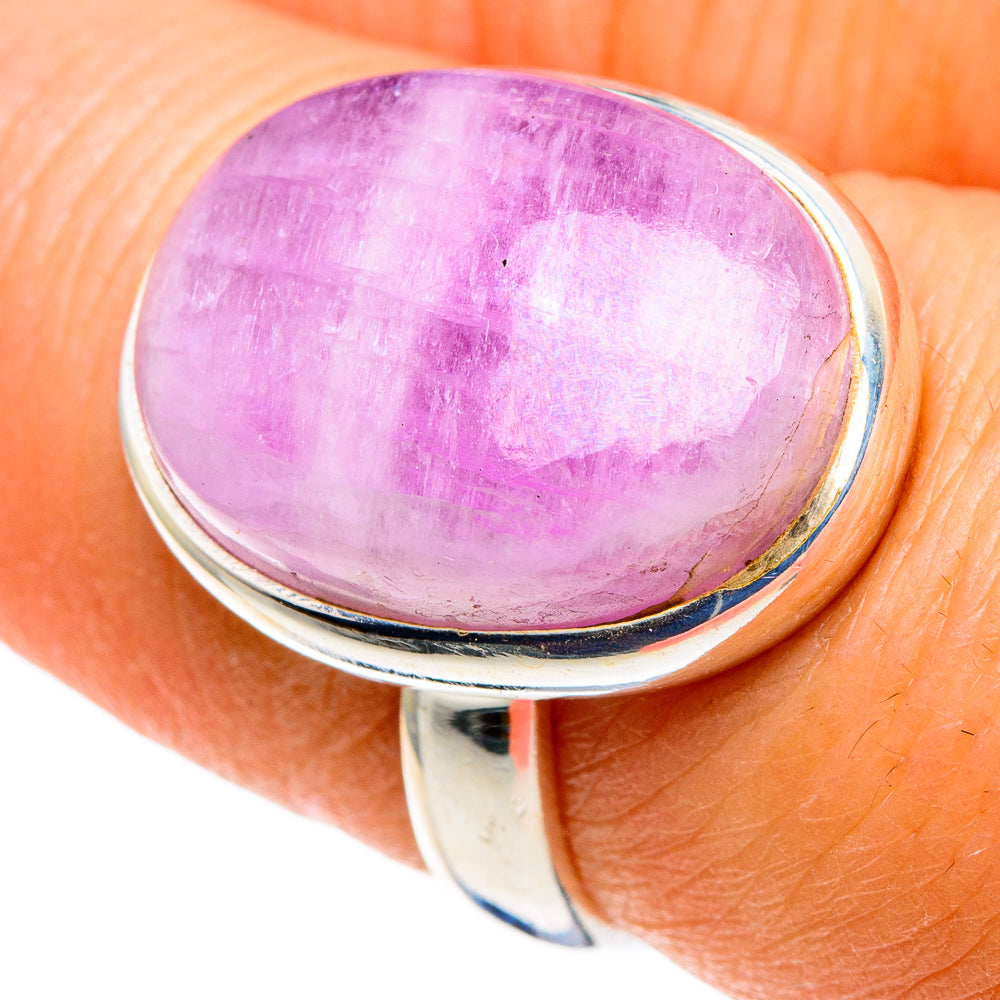 Kunzite Rings handcrafted by Anasilvercos - RING86151