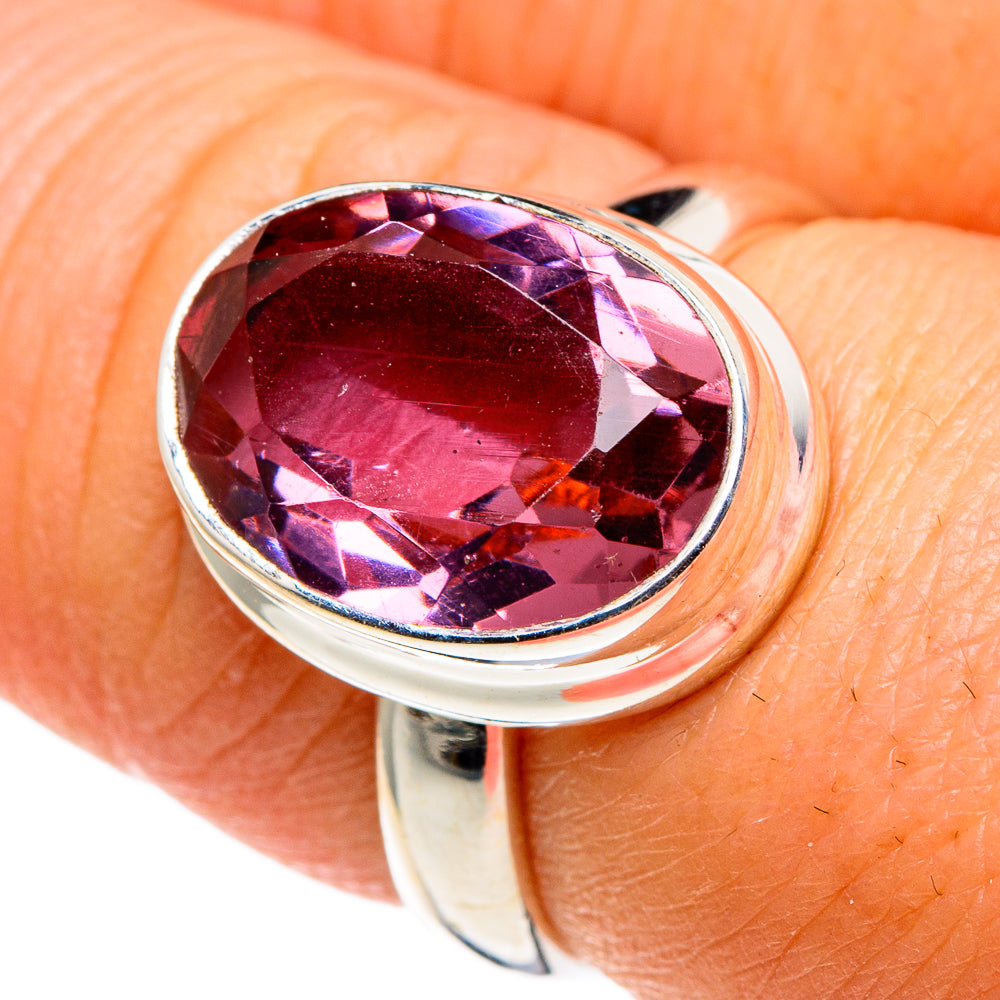 Color Change Alexandrite (lab.) Rings handcrafted by Anasilvercos - RING86158
