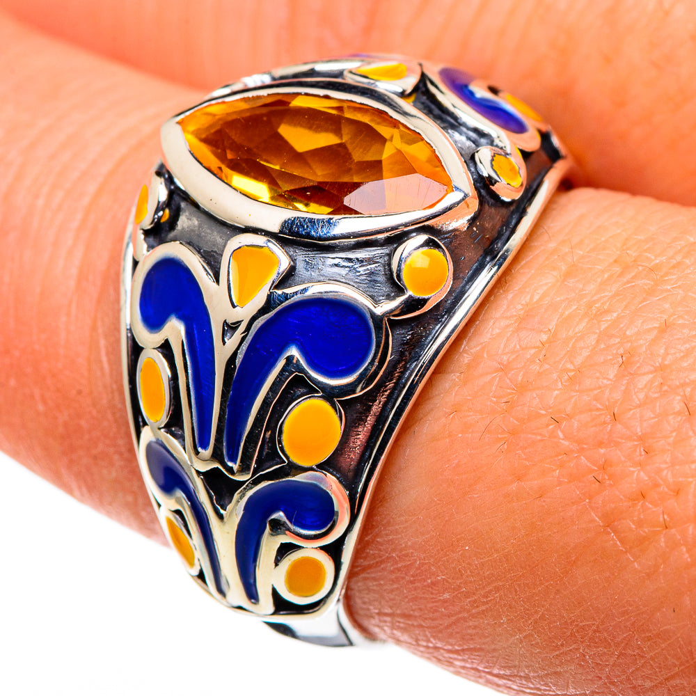 Citrine Rings handcrafted by Anasilvercos - RING86164