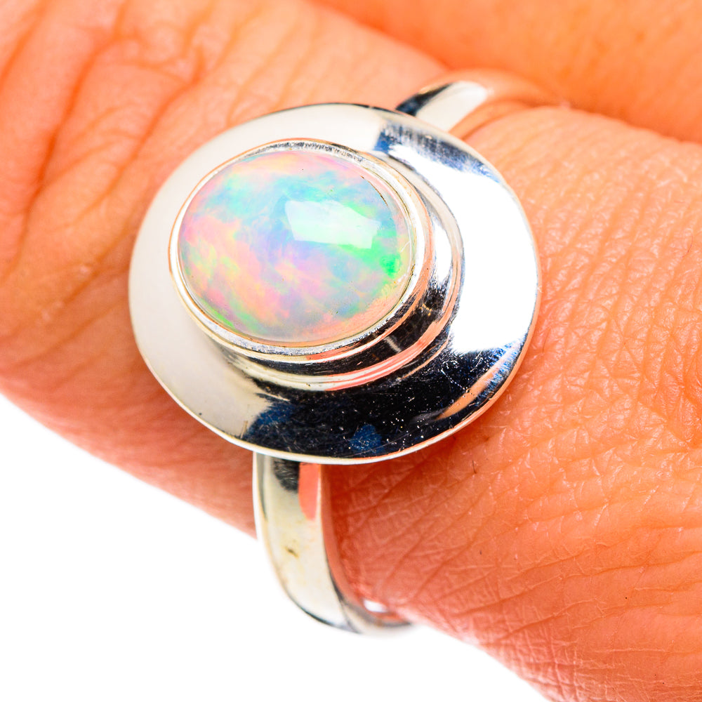 Ethiopian Opal Rings handcrafted by Anasilvercos - RING86165