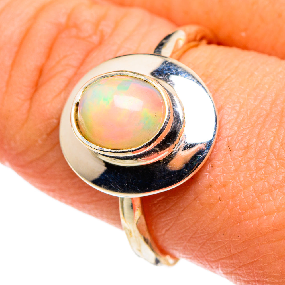 Ethiopian Opal Rings handcrafted by Anasilvercos - RING86167