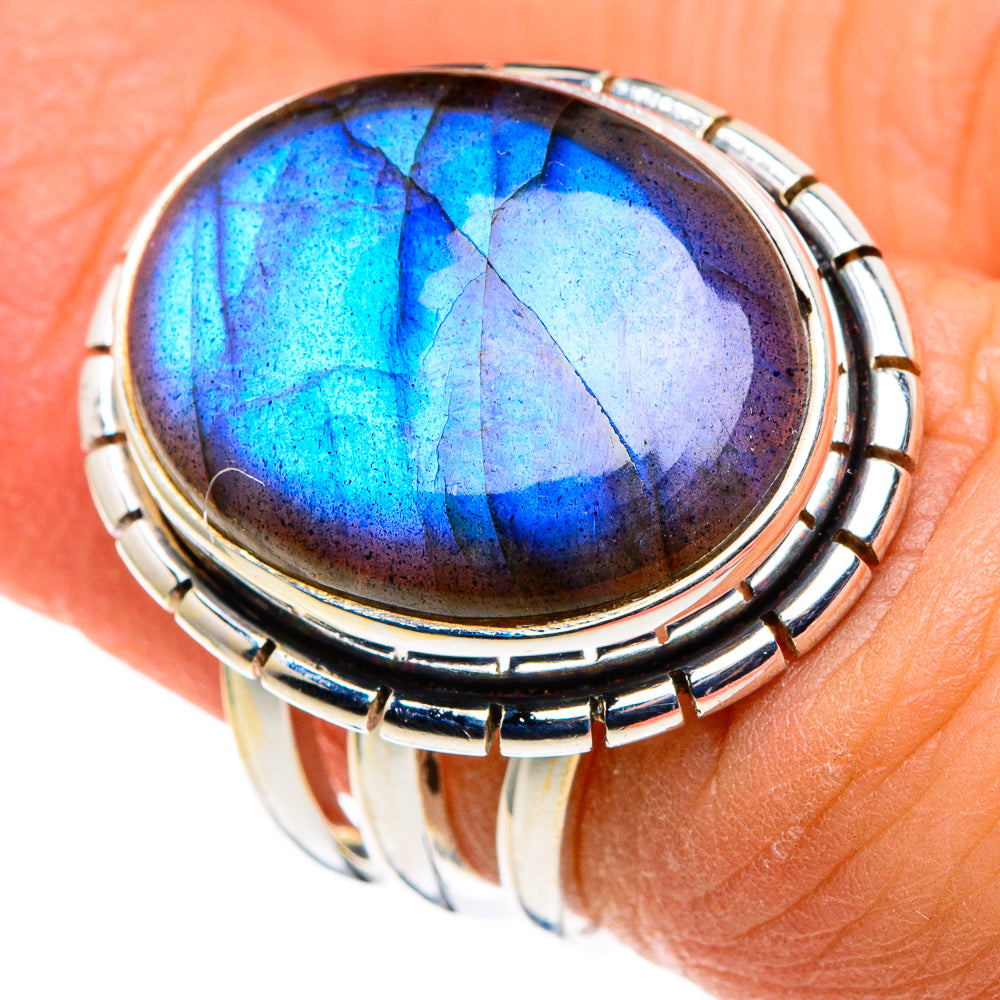Labradorite Rings handcrafted by Anasilvercos - RING86170