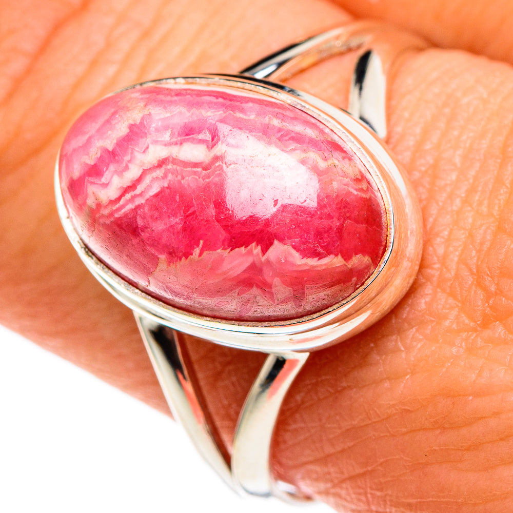 Rhodochrosite Rings handcrafted by Anasilvercos - RING86190
