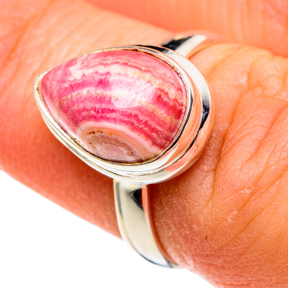 Rhodochrosite Rings handcrafted by Anasilvercos - RING86192