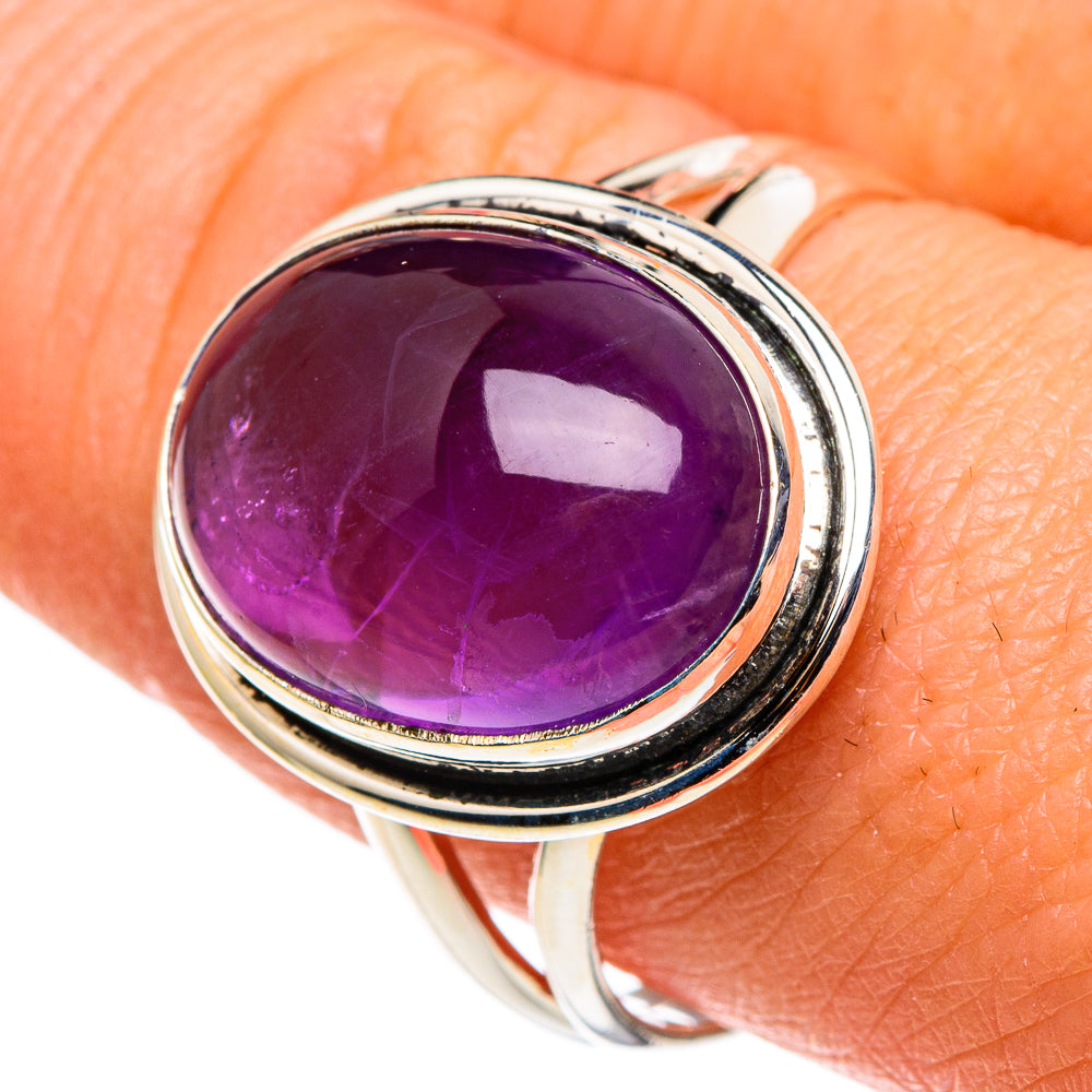 Amethyst Rings handcrafted by Anasilvercos - RING86195