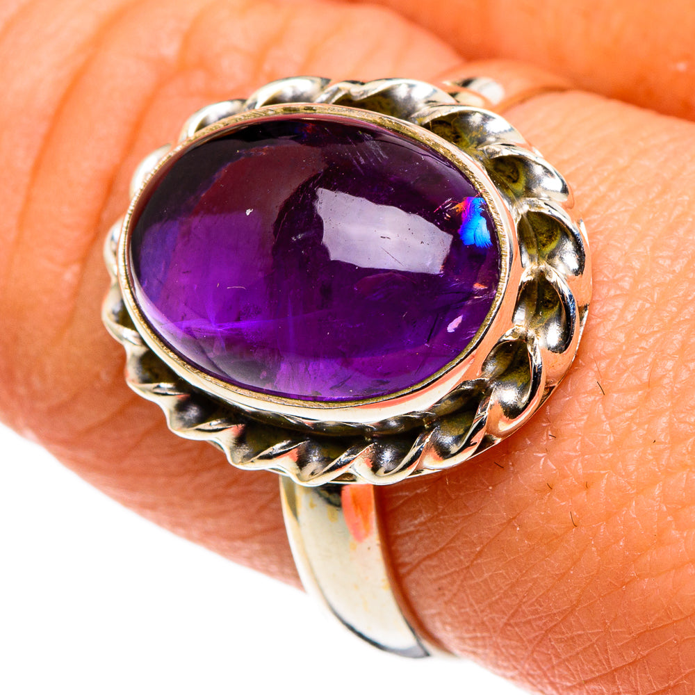 Amethyst Rings handcrafted by Anasilvercos - RING86199