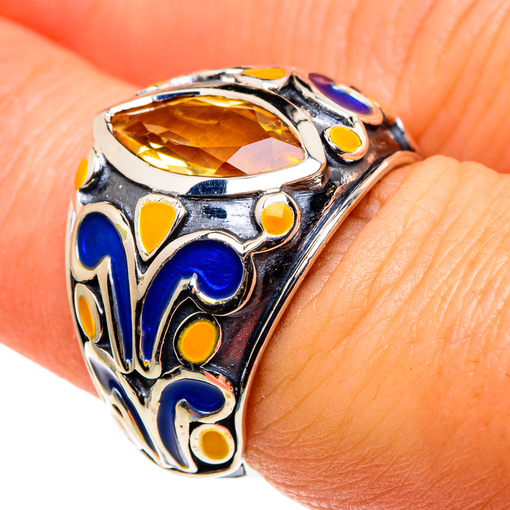 Citrine Rings handcrafted by Anasilvercos - RING86207