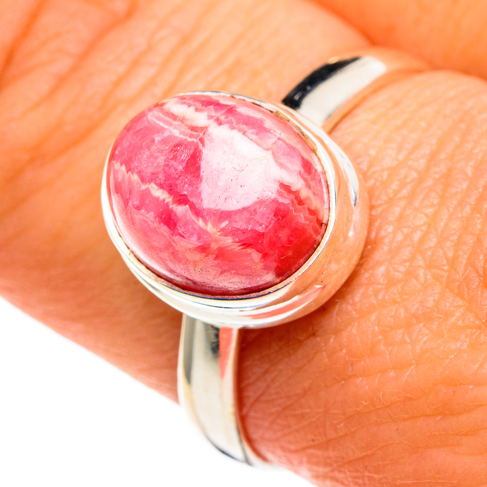 Rhodochrosite Rings handcrafted by Anasilvercos - RING86229