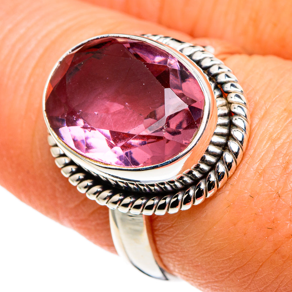 Color Change Alexandrite Rings handcrafted by Anasilvercos - RING86233