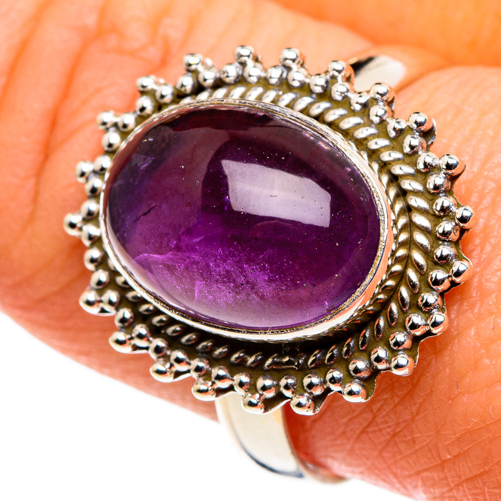 Amethyst Rings handcrafted by Anasilvercos - RING86238