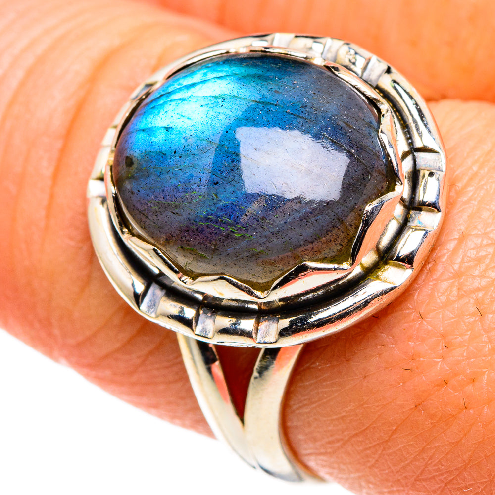 Labradorite Rings handcrafted by Anasilvercos - RING86248