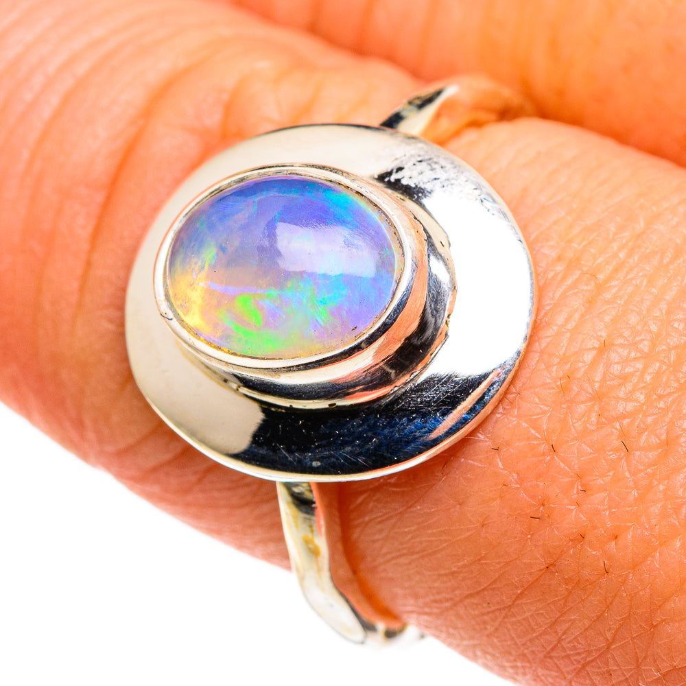 Ethiopian Opal Rings handcrafted by Anasilvercos - RING86280