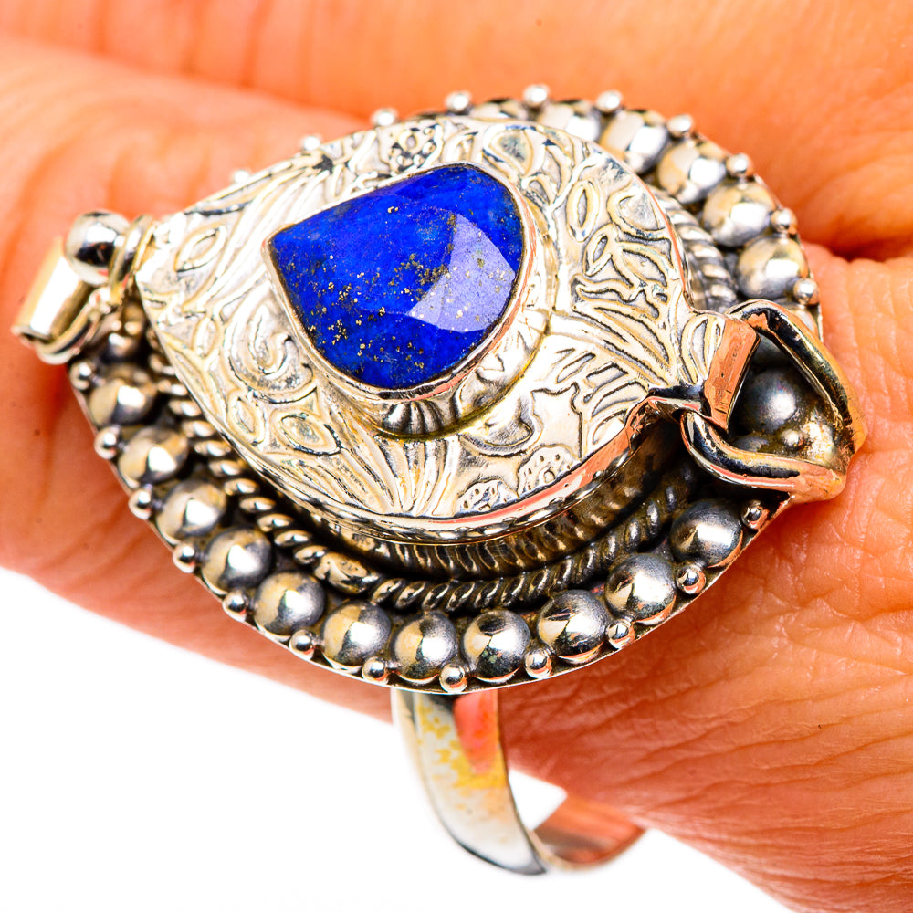 Lapis Lazuli Rings handcrafted by Anasilvercos - RING86310