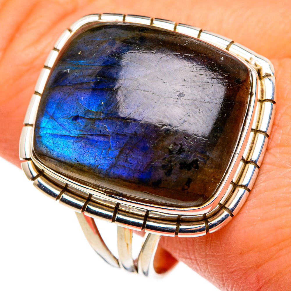 Labradorite Rings handcrafted by Anasilvercos - RING86312