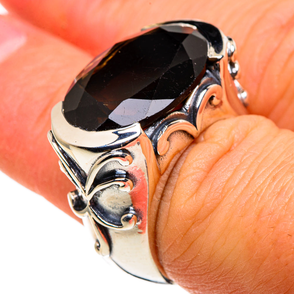 Smoky Quartz Rings handcrafted by Anasilvercos - RING86325