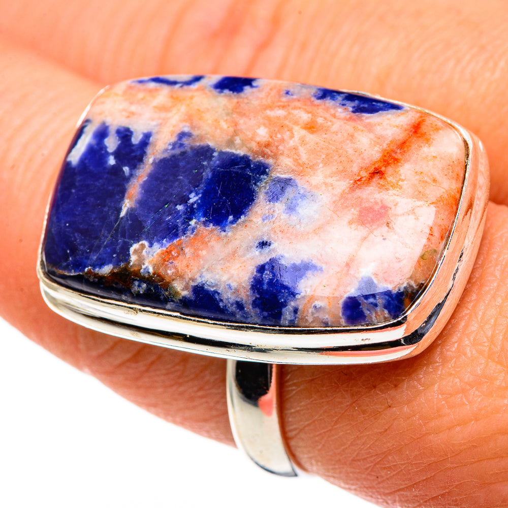 Sodalite Rings handcrafted by Anasilvercos - RING86344