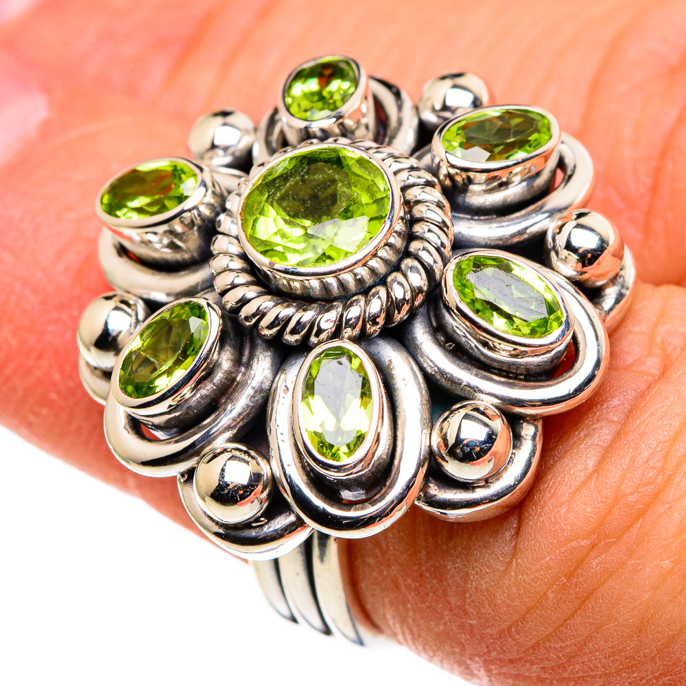 Peridot Rings handcrafted by Anasilvercos - RING86351