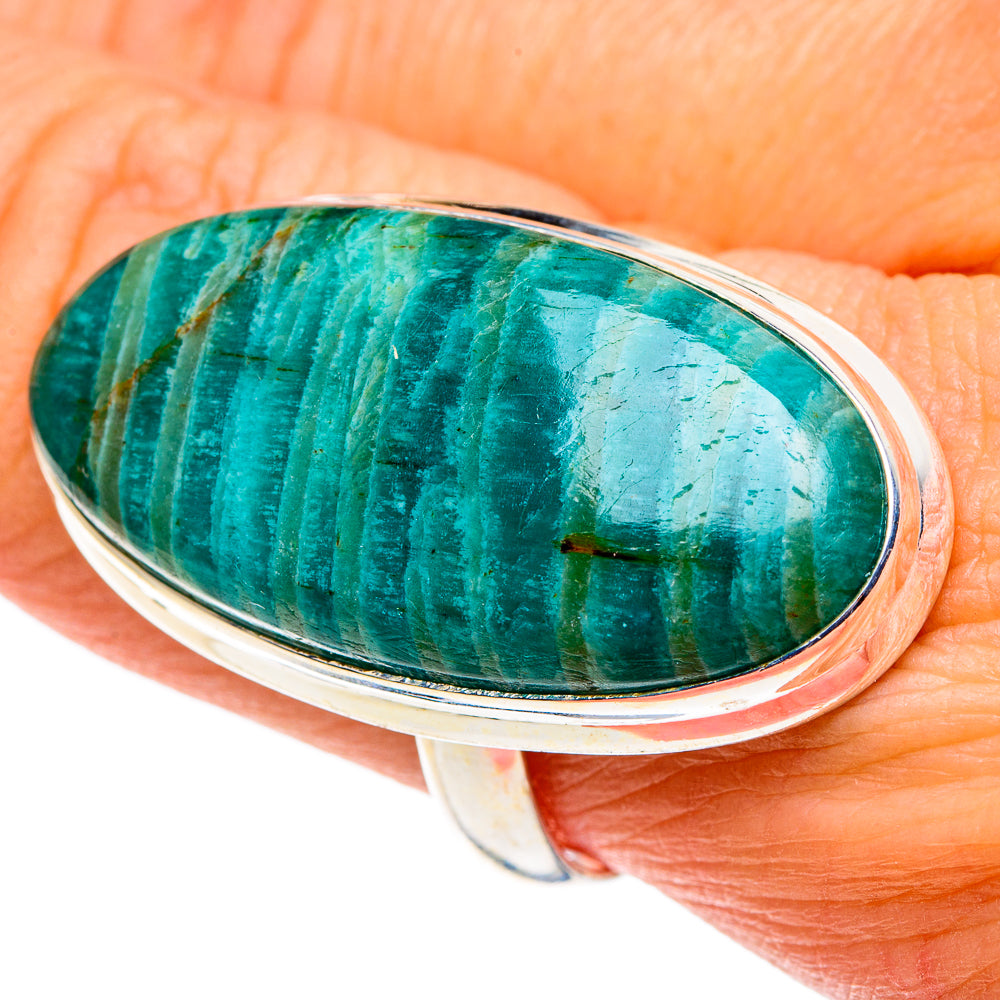 Amazonite Rings handcrafted by Anasilvercos - RING86352