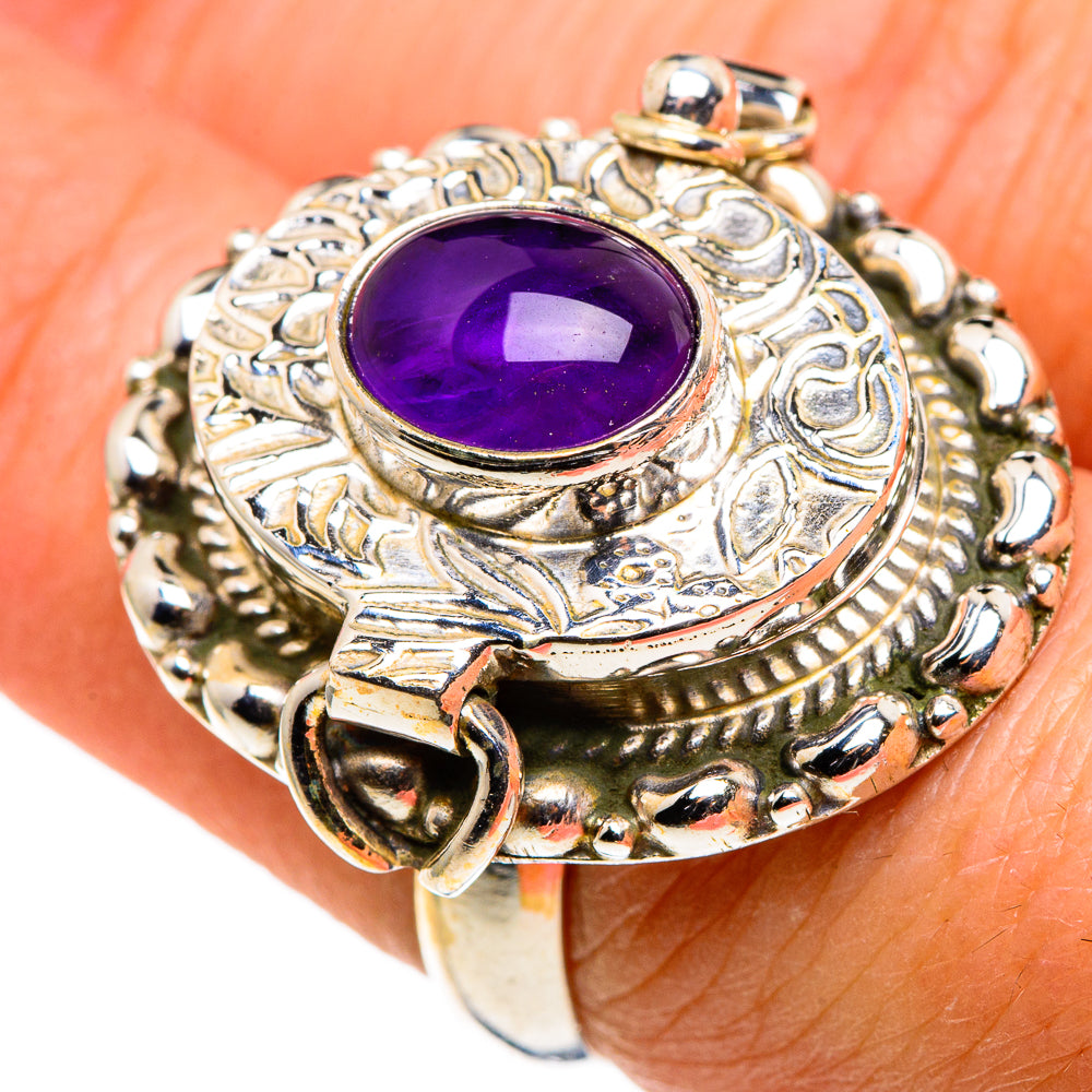 Amethyst Rings handcrafted by Anasilvercos - RING86366