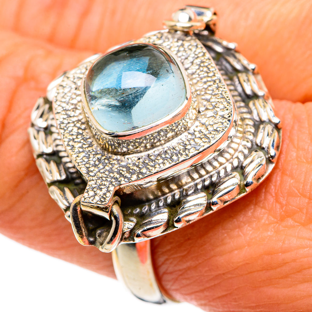 Aquamarine Rings handcrafted by Anasilvercos - RING86371