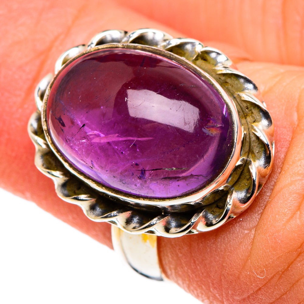 Amethyst Rings handcrafted by Anasilvercos - RING86397