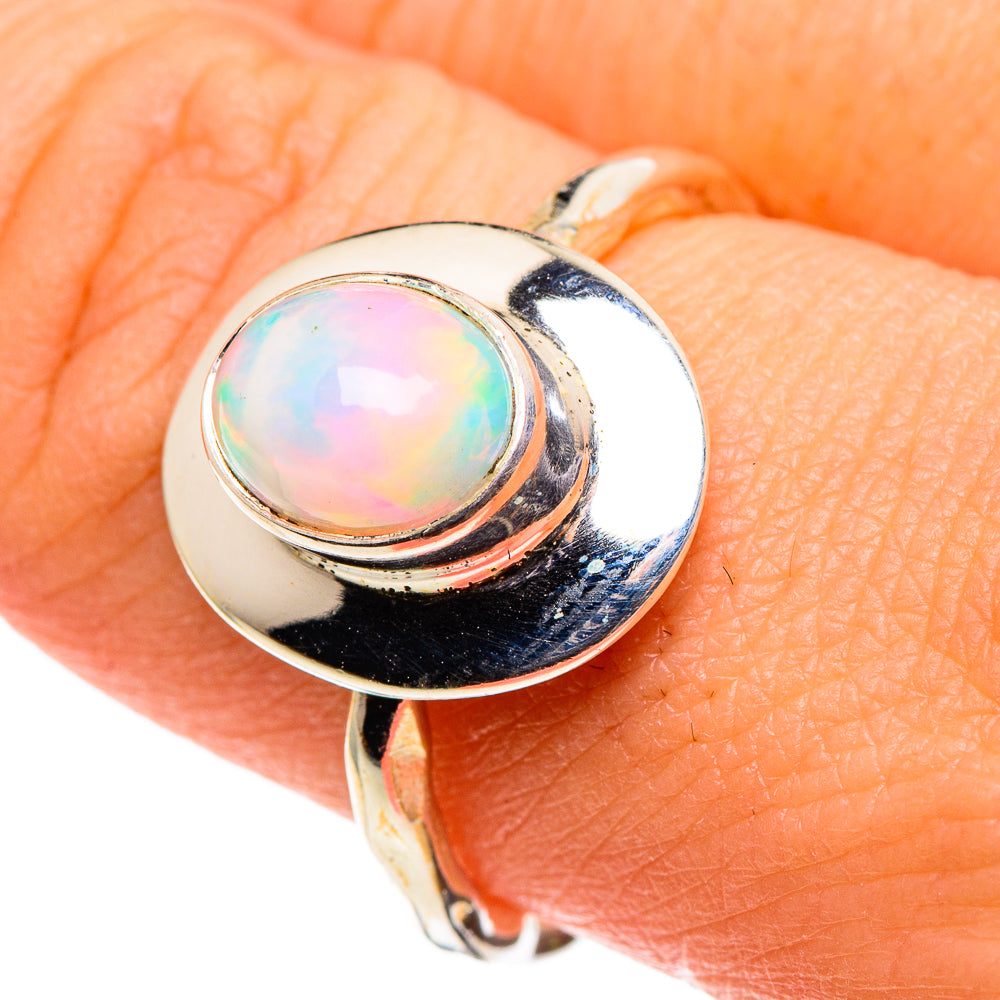 Ethiopian Opal Rings handcrafted by Anasilvercos - RING86408