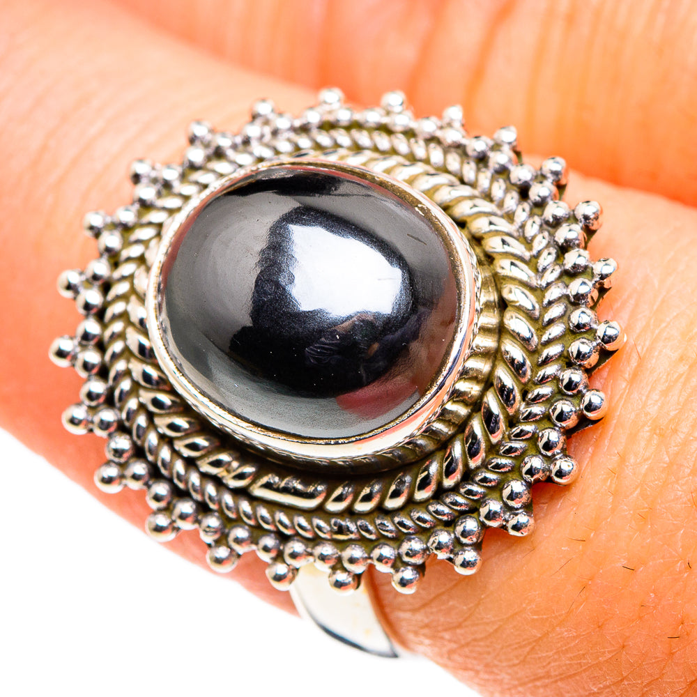 Hematite Rings handcrafted by Anasilvercos - RING86411