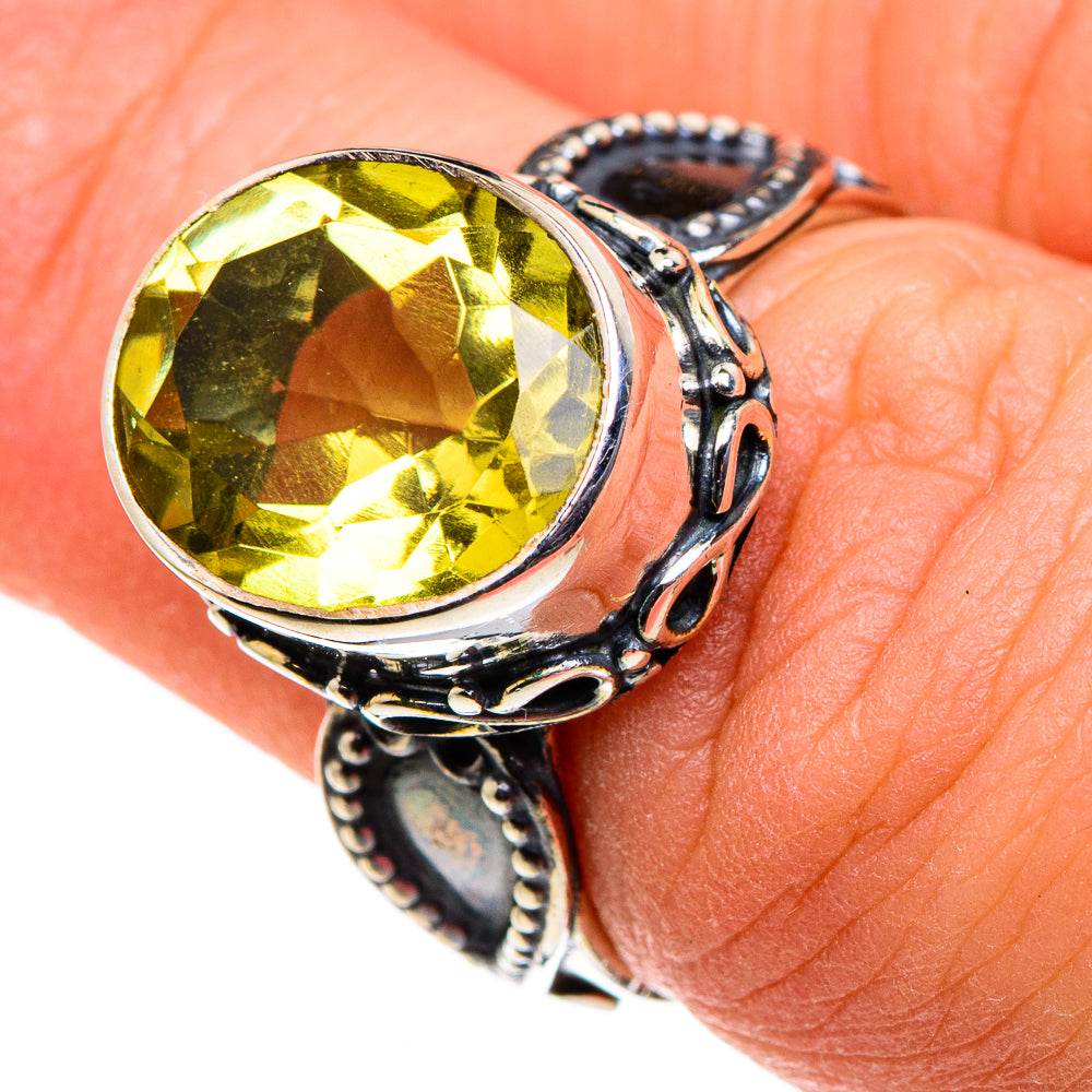 Citrine Rings handcrafted by Anasilvercos - RING86413