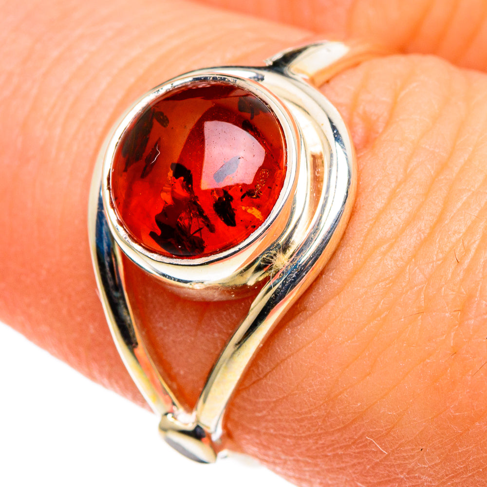Baltic Amber Rings handcrafted by Anasilvercos - RING86430