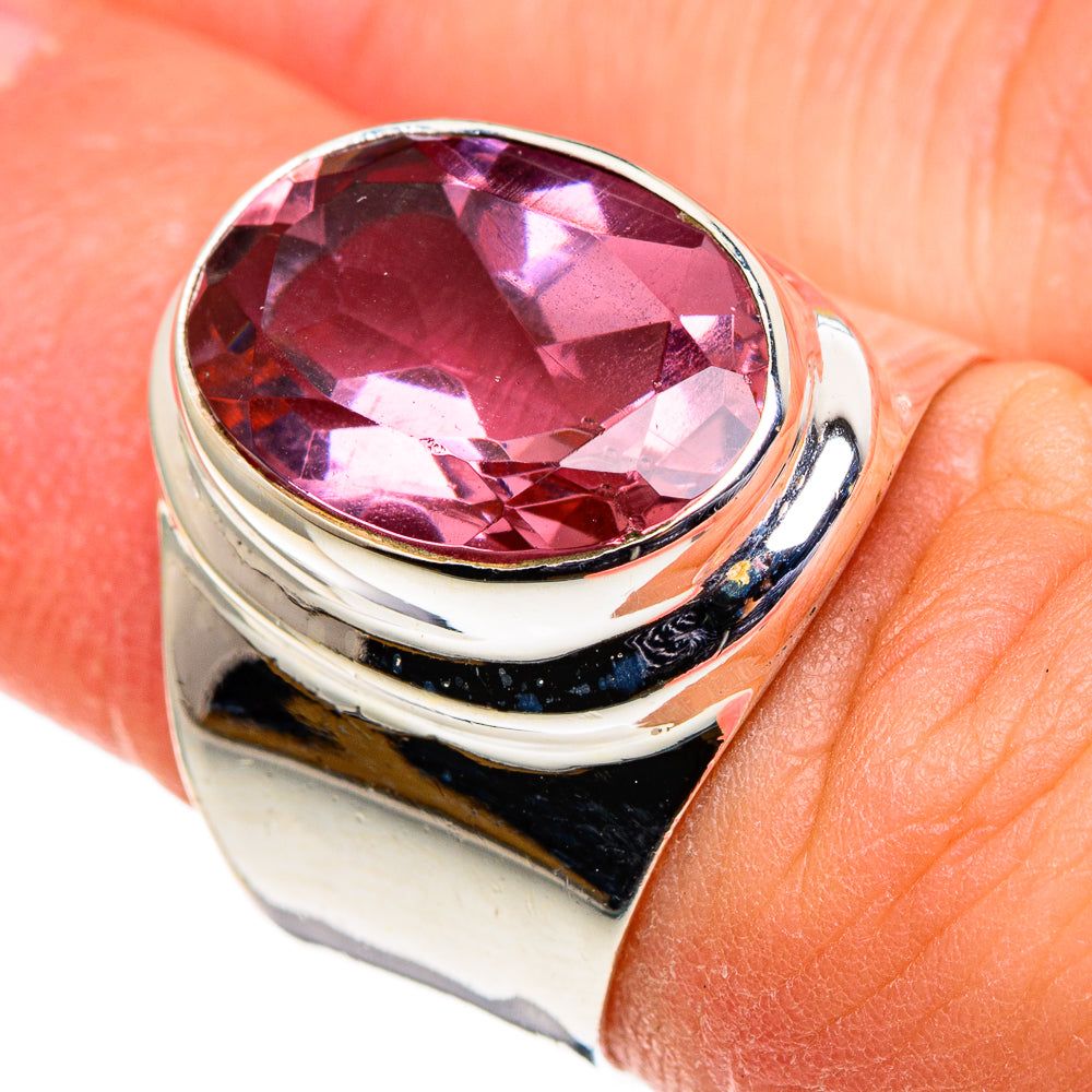Color Change Alexandrite Rings handcrafted by Anasilvercos - RING86434