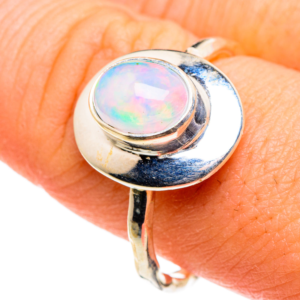 Ethiopian Opal Rings handcrafted by Anasilvercos - RING86445
