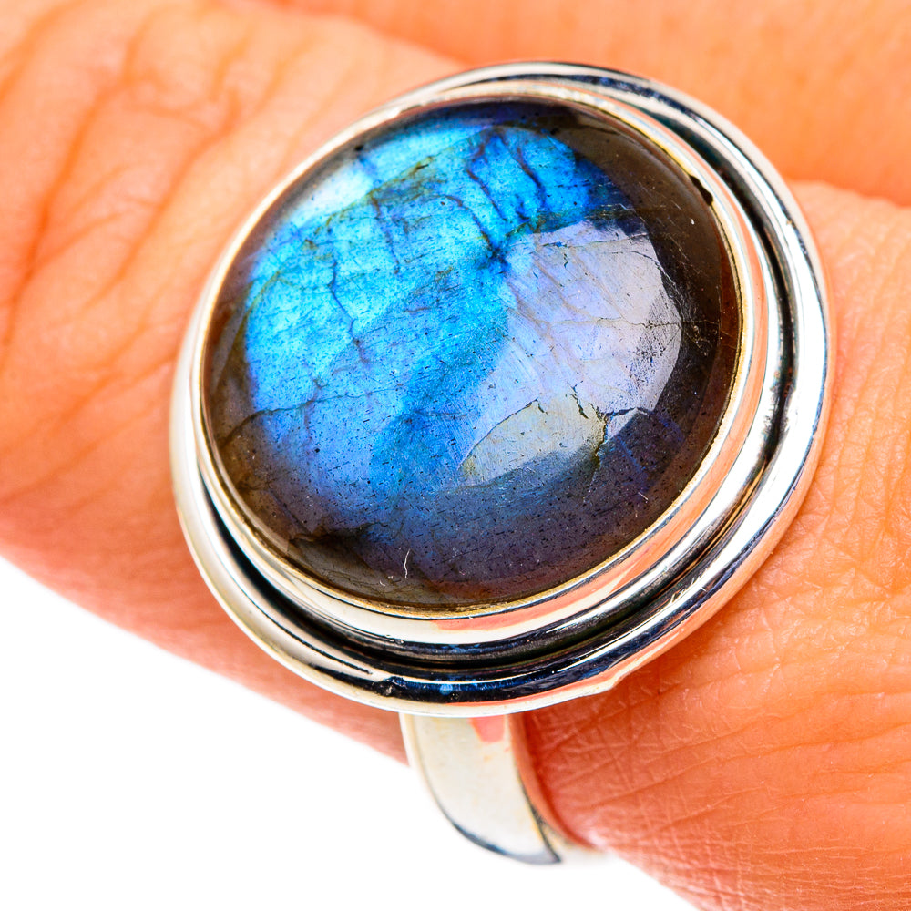 Labradorite Rings handcrafted by Anasilvercos - RING86449