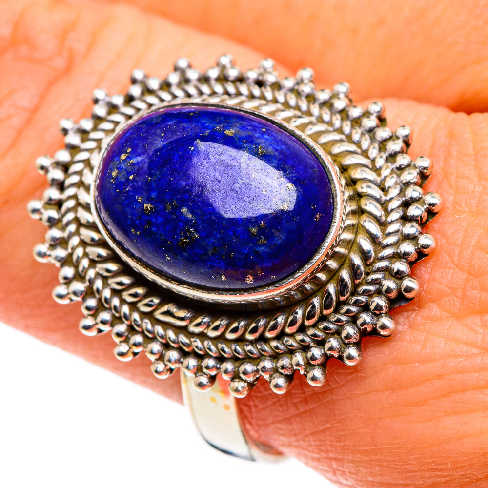 Lapis Lazuli Rings handcrafted by Anasilvercos - RING86450