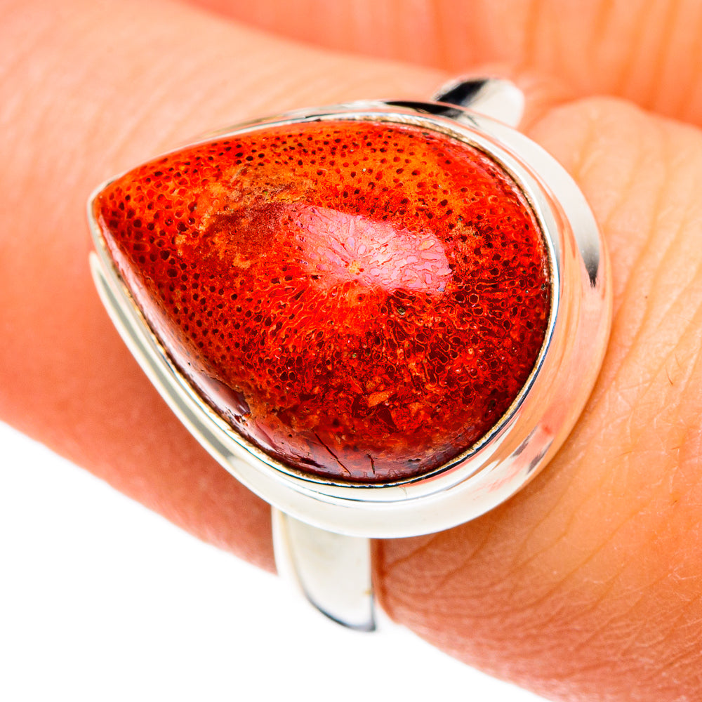Sponge Coral Rings handcrafted by Anasilvercos - RING86459
