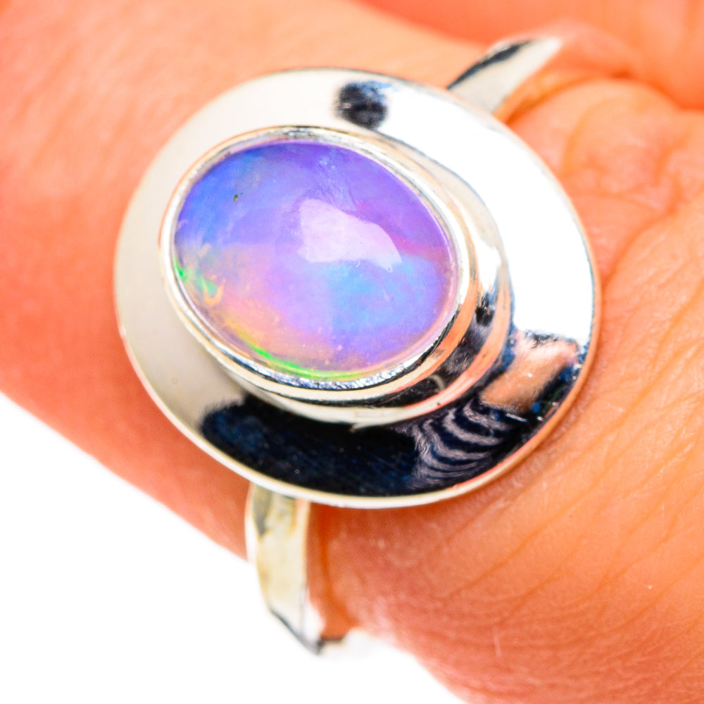 Ethiopian Opal Rings handcrafted by Anasilvercos - RING86478