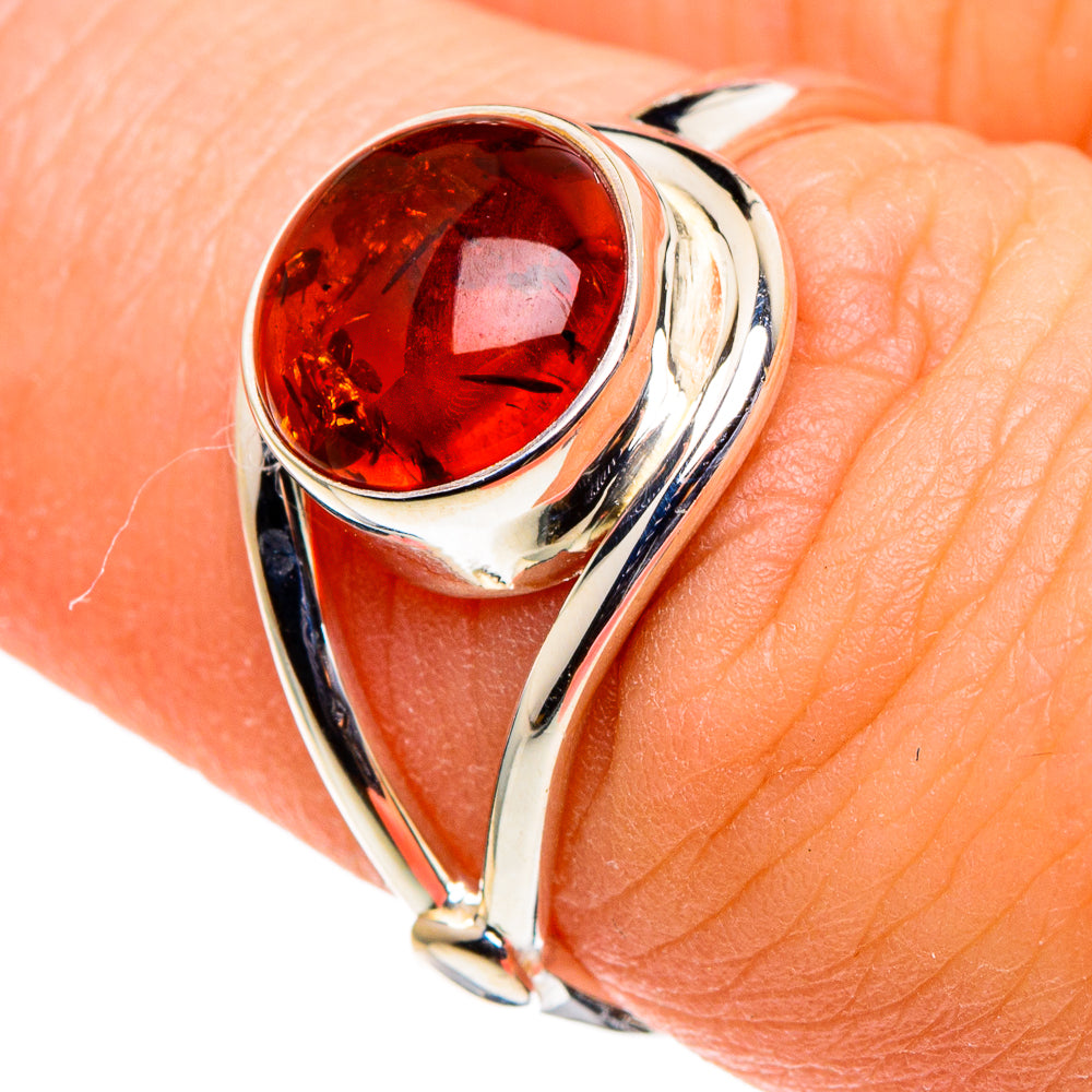Baltic Amber Rings handcrafted by Anasilvercos - RING86497