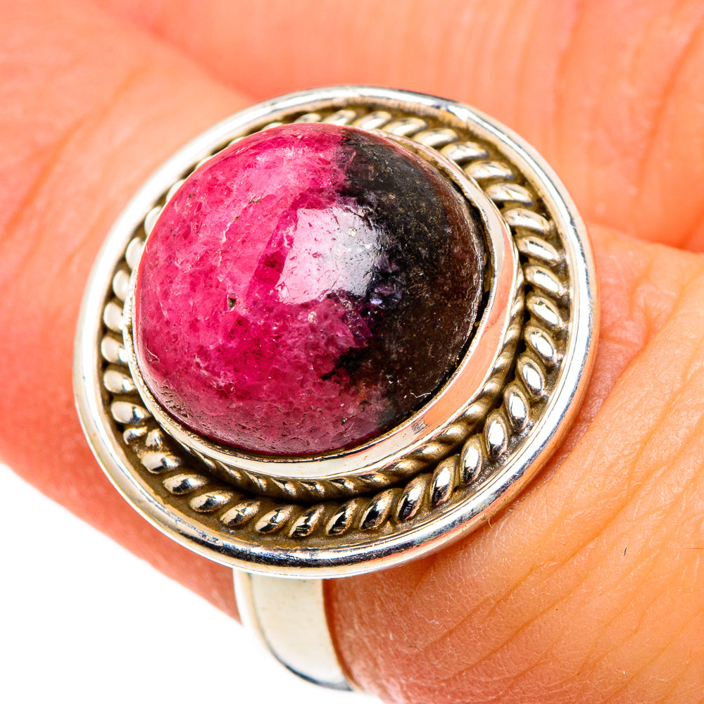 Rhodonite Rings handcrafted by Anasilvercos - RING86498