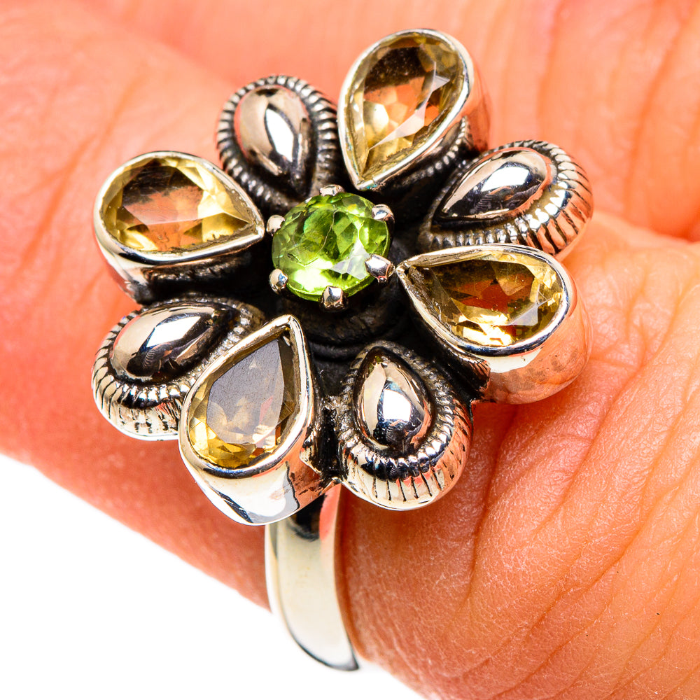 Peridot Rings handcrafted by Anasilvercos - RING86529